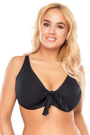 Bikini liemenėlė moterims, Vivisence, maudymosi kostiumėlis, bikinio vir&scaron;us, be modelio, mink&scaron;tos liemenėlės kau&scaron;eliai, užsegamas nugaroje, juoda, 80F, 80F