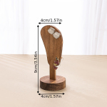 Auskarų laikiklis, Walnut Earring Storage Display Stand