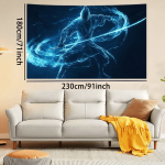 &Scaron;viečianti Nindzės Gobeleno Sienų Dekoracija, 91*71inches(230*180cm)