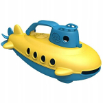 Green Toys povandeninis žaislinis laivas vaikams geltonai mėlynas