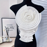 Gėlių aplikacija, 7259 White + Pin
