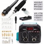 Pirografas medienos degiklis 2in1 Yihua 939d-ii 46 antgaliai Techrebal