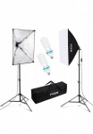 Fotografijos studijos rinkinys Softbox 2x50x70cm