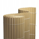 Dviejų pusių Pvc balkono kilimėlis, uždanga terasai/balkonui/sodui 400x160cm Bambukas