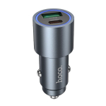 HOCO Z60 car charger USB A QC 3.0 + Type C PD black