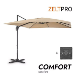 Lauko skėtis su Solid padu Comfort Taupe