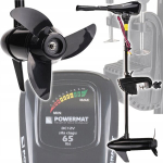 Powermat elektrinis pakabinamas variklis 65lb valčiai pontonui 750w