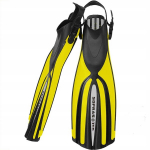 Soprastek Omega Quattro geltonos reguliuojamos plaukimo kojinės, dydis S-m/38-41