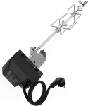 Onlyfire Brk-6014 nerūdijančio plieno ie&scaron;mų rinkinys weber spirit 200/300 serijos dujiniams griliams, įskaitant 2 x mėsos spaustukus, variklį, 220v-240v, variklio laikiklį, rotisseri