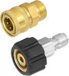 M22 Slėgio Plovimo Adapterių Rinkinys, 3/8" Greita Jungtis, 2 Vnt.