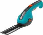 Gardena Classiccut Li akumuliatorinės žolės ir krūmų žirklės, rinkinys, žolės kra&scaron;tų ir krūmų žirklės, patogi rankena su led įkrovos lygio indikatoriumi, a&scaron;menų keitimas be įrankių (9885-20)