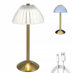 Naktinė stalinis jutiklinė retro lemputė 3 spalvų Usb Led belaidė lempa