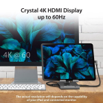 j5create Plan&scaron;etės laikiklis su USB-C dokas, 4K HDMI, 100W