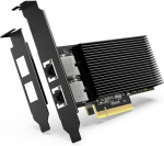 10g Pci-e tinklo plok&scaron;tė su 10 Gbps dvigubais Rj45 prievadais, Intel X540-t2 valdiklis, Vimin 10gb Ethernet adapterio plok&scaron;tė, suderinama su Pci Express X8, X16, palaiko Windows/windows Server/linux/vmware