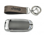 3in1 JEEP raktų dėklas nuotolinio valdymo pultas + raktų pakabukas Jeep METALAS + ODA
