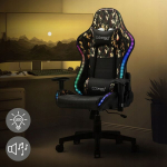 Žaidimų kėdė su Rgb ap&scaron;vietimu ir Bluetooth garsiakalbiais