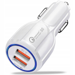 Automobilinis įkroviklis 2x Usb Quick Charge 3.0 12v/24v