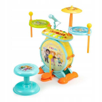 Muzikos instrumentas būgnai vaikams + mikrofonas karaoke Mp3 Led