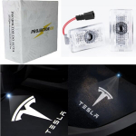 Tesla Led logotipo pasveikinimo &scaron;viesos projektoriaus rinkinys automobiliui Modeliai S 3 Y X