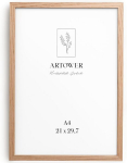Medinis A4 (21x30 cm) ąžuolo rėmelis plakatams, nuotraukoms