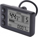 Ejoyous S866 Lcd ekranas, vandeniui atsparus dviračio kompiuteris, elektrinio dviračio S866 ekrano matuoklis 24v 36v 48v valdymo skydelis su jungiamuoju kabeliu ir vandeniui atspariu ki&scaron;tuku