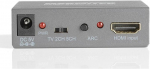 Hdmi ekstraktorius-keitiklis Marmitek Connect Ae14 - Hdmi keitiklis - 4k garso i&scaron;traukėjas - Arc - Garso signalas i&scaron; Hdmi kabelio - Garso grįžtamasis kanalas naudojimui su garso sistema be Arc, antracito spalvos