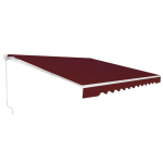 Costway I&scaron;traukiama markizė, 3,6 m &times; 3 m, vyno raudonumo spalvos