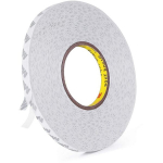 Dvipusė lipni juosta, skaidri, 3M 9080, tvirta dvipusė lipni juosta, ilgis 50 m, plotis 10 mm, storis 0,15 mm, rankdarbių projektams