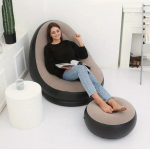 Moderni pripučiama Laisvalaikio Sofa su kojų Pagalvėle komplektas, grey edition