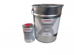 Bespalvis, 2 komponentų, pusiau matinis betono lakas TINTED Tintofloor 350, 2,5 kg.