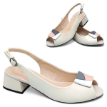 Moteri&scaron;ki odiniai auk&scaron;takulniai bateliai Loretta vitale beige elegant 36 37 38 39 40 41, 36