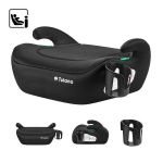 Tulano Cabby 20 black vaiki&scaron;kas automobilinis kėdutė-pasostė, 125-150 cm, i-Size