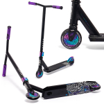 Triukinis paspirtukas Raven Laredo Neo Chrome, 110mm, juodas