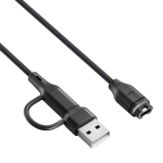 OEM USB kabelis 2in1, skirtas Garmin Fenix serijai