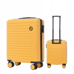 Kabininis lagaminas WINGS COOT 20" &ndash; ABS kietas ceļojuma koferis ar 4 riteņiem, koda slēdzeni un teleskopinę rankeną