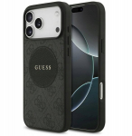 Telefono dėklas iPhone 17 Pro Max juodas MagSafe Guess