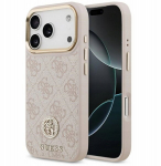 Telefono dėklas iPhone 17 Pro rožinis MagSafe Guess