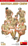 Klijuojamas Modelis MiniArt 35469 British Jeep Crew Special Edition 1/35
