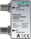 Axing TZU 21-65 multimedijos ki&scaron;tuko adapteris-daliklis/jungiklis, TV antena kabeliniam modemui
