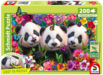 Dėlionė - SCHMIDT SPIELE - Panda Trio - 200 dalių - Nuo 8 metų
