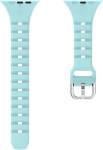 Silikoninis sportinis laikrodžio dirželis, Apple Watch dirželis, mėlynas, 38/40/41 mm, SE serijai, 7, 6, 5, 4, 3, 2, 1