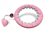 rožinis hula hoop lankas sveikam kūnui ir masažui