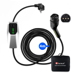 Elektromobilių įkrovimo kabeliai - Junsun 2 tipo, 16 A, 1 fazė, 3,5 kw, 4 m, cee ki&scaron;tukas