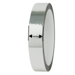 Dekoratyvinė lipni juosta 20 mm / Sidabrinė