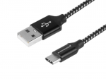 Kabelis įkrovimo ir sinchronizavimo USB/USB-C, 300 cm.