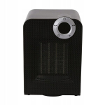 Keraminis ventiliatorinis &scaron;ildytuvas Leroy Merlin Equation 1800W LED, juodas