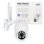 Belaidė vaizdo stebėjimo kamera PNI IP840 WiFi, PTZ, 8MP 4K, micro SD lizdas, autonominė, AI