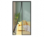 Went magnetinis tinklelis nuo uodų durims 85&times;210 cm, juodas