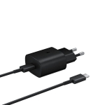 Įkroviklis Samsung EP-TA800B juodas 25W (incl. packing) + Type-C laidas / 100% Genuine /