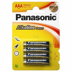 Panasonic Alkaline elementai LR03 AAA, 4 vnt.